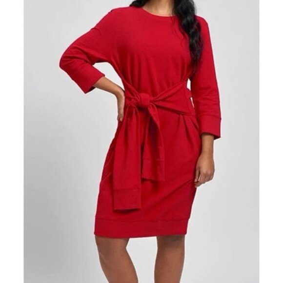 NWOT Universal Standard Cherry Red Misa Sweatshirt Dress in Women's XL/26-28 - Picture 1 of 12